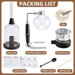 Boeng 5-Cup Coffee Syphon Tabletop Siphon (Syphon) Coffee Maker
