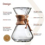 Chemex Pour-Over Glass Coffeemaker - Classic Series - 10-Cup - Exclusive Packaging