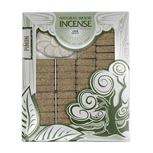 Natural Piñon Wood Incense Bricks - 100 Count