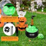 Evjeal Halloween Decorations Outdoor Cauldron - Witches Cauldron, Ideal for Halloween Decor, This Cauldron can be Filled with Potions, Candy, or Spooky Props to Enhance Your Witches Halloween Decor