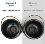 GiftExpress 8" Black Cauldron Kettle, St Patrick's Cauldron Pot of Gold, Cauldron Halloween Decor