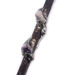 Rich Boxer Fine Handcrafted Amethyst Crystal Magic Wand Cosplay Magic Wand for Witches and Wizards