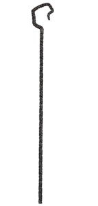 Shepherd Wizard Staff Prop,Plastic Shepherd Staff Stick Cane for Costume Accessory,Halloween Decoration 59"