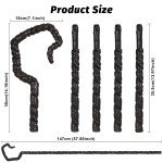 Shepherd Wizard Staff Prop,Plastic Shepherd Staff Stick Cane for Costume Accessory,Halloween Decoration 59"