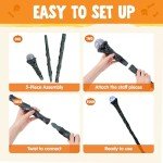 Spooktacular Creations Halloween Witch Staff Vintage Cane, Magic Walking Cane Prop Stick Accessory for Halloween Party Pretend Play Costume, Halloween Dress Up