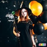 Spooktacular Creations Halloween LED Witch Staff Vintage Cane, Light Up Magic Walking Cane Prop Stick Accessory for Halloween Party Pretend Play Costume, Halloween Dress Up