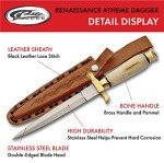 SZCO Supplies Renaissance Atheme Dagger, White, 203105-BO