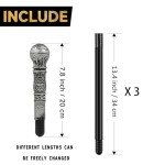 44in Wizard Staff Plague Doctor Costume Cane Pimp Egyptian Walking Scepter