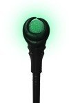 Nicky Bigs Novelties Evil Dark Magic Witch Light Up Wizard Staff Walking Stick Green Orb Crystal Ball Costume Accessory Prop