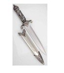 AzureGreen Novelty Athame Knife Flowing Goddess Beautiful Designed Hilt and Sheath Blade 13in Overall,Stainless Steel