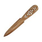 Mythrojan Wooden Knives, Athame Wiccan Wooden Handmade knife Pagan Witch Wizard Wicca for Pagan, Wiccan, Ceremonial Practices Medieval Vinatge Wooden Knife - Brown