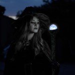 Spooktacular Creations Halloween Witch Staff Vintage Cane, Magic Walking Cane Prop Stick Accessory for Halloween Party Pretend Play Costume, Halloween Dress Up