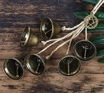 Ausicfen 2 Pieces Witch Bells Protection for Door Knob Hanger Wind Chimes Witchy Things Clear Negative Energy Witch Bells Set Witchcraft Supplies (2pcs Classic Style)