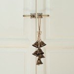 Ausicfen 2 Pieces Witch Bells Protection for Door Knob Hanger Wind Chimes Witchy Things Clear Negative Energy Witch Bells Set Witchcraft Supplies (2pcs Classic Style)