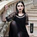 Goth Moon Tumbler with Lid and Straw, Moon Phase Gothic Decor, Black Vacuum Insulated Stainless Steel 20 Oz Witchy Tumbler Cup- Halloween Spooky Gifts for Women, Goth Witch Stuff Coffee Travel Mug