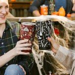 ORCA 27 oz. Hocus Pocus Witch Design Halloween Insulated Tumbler with Lid for Hot and Cold Drinks, Stainless Steel with Whale Tale Flip Lid