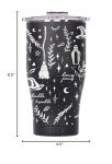 ORCA 27 oz. Hocus Pocus Witch Design Halloween Insulated Tumbler with Lid for Hot and Cold Drinks, Stainless Steel with Whale Tale Flip Lid