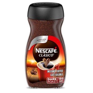 NESCAFÉ CLÁSICO Dark Roast Instant Coffee Jar 10.5 Oz