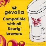 Gevalia Frothy 2-Step Artificially Flavored Cappuccino Espresso Style K‐Cup Coffee Pods & Froth Packets Kit, 6 ct. Box