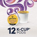 Gevalia Dark Royal Roast K-Cup Coffee Pods (72 Pods (6 Boxes of 12))