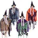 Witch Halloween Decorations – Flying Garden Decor Set