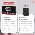 Home Barista Masterclass: Ultimate 39-Coffee Recipe Cards - Step-by-Step Home Brewing Guide with Pro Tips & Techniques, Durable & Compact for Coffee Lovers & Aspiring Baristas