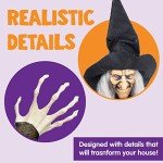 Witch Halloween Decorations – Flying Garden Decor Set