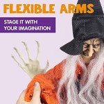 Witch Halloween Decorations – Flying Garden Decor Set