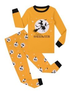Joyond Toddler Girls Witch Clothes Outfits Halloween Pajamas Boys Girls Kids Cotton Pjs Set, 2T