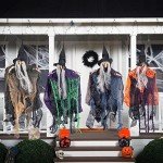 Witch Halloween Decorations – Flying Garden Decor Set