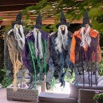 Witch Halloween Decorations – Flying Garden Decor Set