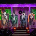 Witch Halloween Decorations – Flying Garden Decor Set