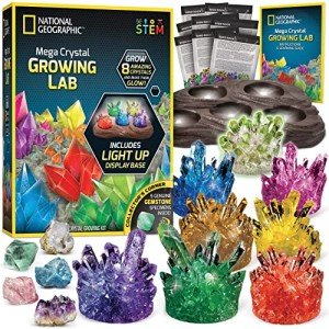 National Geographic Mega Crystal Croissant Lamp Set