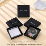 TONY & SANDY Inspirational Bracelets for Women Stocking Stuffers Adults Gifts for College High Middle Graduation Her Female Be Fearless Pursuit of What Sets Sun Moon Motivational Jewelry