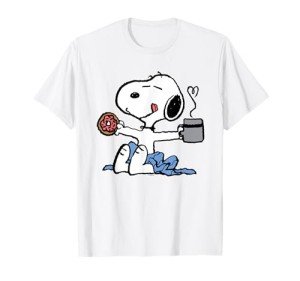 Peanuts - Donut Coffee Snoopy T-Shirt