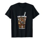 Iced Coffee Cup Coffee Lover But First Coffee Espresso Latte T-Shirt
