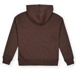 Champion Girls Sweatshirt Full Zip Up Fleece Hoody Sweatshirt Top Kids Clothes Coffee
