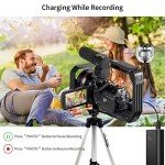 4K Camcorder ORDRO Night Vision Video Camera Vlog Ghost Hunting Camera Camcorder for YouTube 3.1’’ IPS Touch Screen Camcorder with IR Light Handheld Holder 64G Memory Card and 2 Batteries