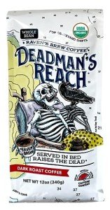 Raven's Brew Coffee 12 oz - Dark Roast - High Speed Blend with a Sweet Bite (Organic Whole Bean, 12 oz)