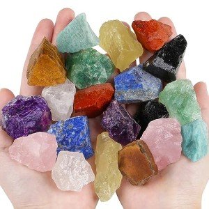 Assorted Raw Crystals Set - 10 Colors Collection