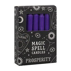 Purple Spell Chime Candles for Wiccan Rituals