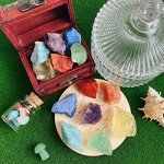 Assorted Raw Crystals Set - 10 Colors Collection