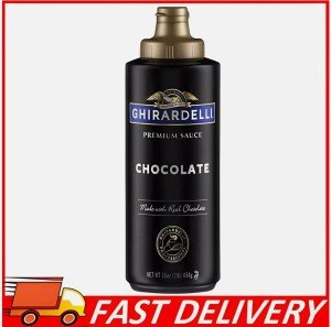 Ghirardelli Squeeze Bottles - Caramel, Chocolate & White Chocolate - Set of 3