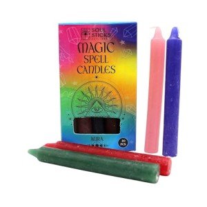 Purple Chime Candles for Rituals and Ceremonies