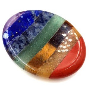 Chakra Worry Stone for Anxiety and Meditation