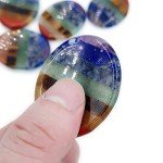 Chakra Worry Stone for Anxiety and Meditation