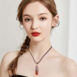 10 Pcs Healing Crystal Necklace Set for Women