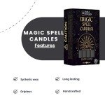 Purple Magic Spell Chime Candles for Rituals