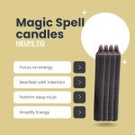 Purple Magic Spell Chime Candles for Rituals