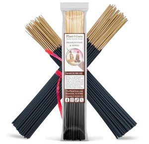 Frankincense and Myrrh Exotic Incense Sticks 11 Inch - Bulk 1 Bundle 85 to 100 Sticks - Natural 11" Long Lasting Aroma That Burns for 45 to 60 Minutes.